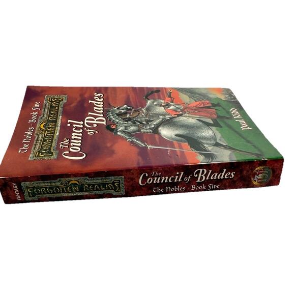 Forgotten Realms Council Of Blades The Nobles Book 5 1st Print 1996 Kidd PB TSR - Picture 8 of 9